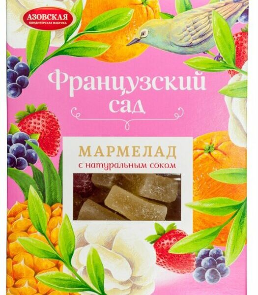 Мармелад Французский сад Азовская кондитерская фабрика с натуральным соком