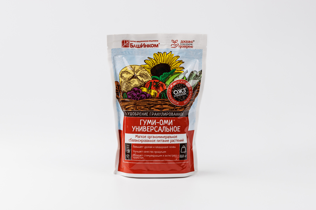 

Удобрение Гуми-Оми универсальное мягкое органоминеральное гранулированное