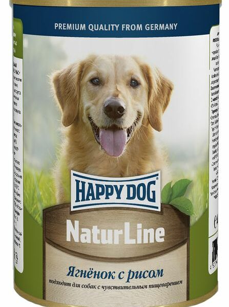 Корм для собак Happy Dog Ягнёнок с рисом 410 г