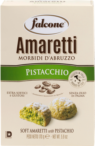 

Печенье Falcone Amaretti мягкое с фисташками 170 г