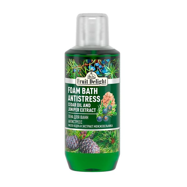 Пена для ванн Fruit Delight Антистресс, масло кедра и экстракт можжевельника, 1 л