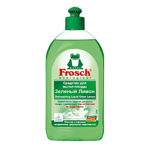 Гель для мытья посуды Frosch Ecological, зелёный лимон