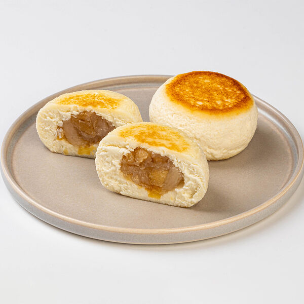 Сырники творожные с яблочной начинкой