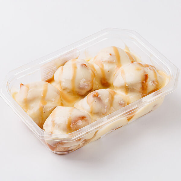 Профитроли с начинкой в карамельном соусе