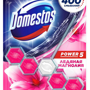 Блок для очищения унитаза Domestos Power 5 Ледяная магнолия