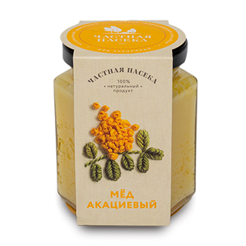 

Мёд акациевый "Частная Пасека" 250 г, Россия