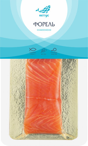 

Форель слабосоленая Кетус филе-кусок с кожей 150 г