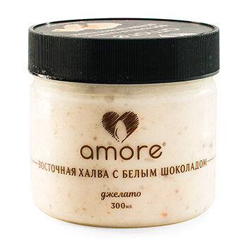 Джелато Amore восточная халва с белым шоколадом