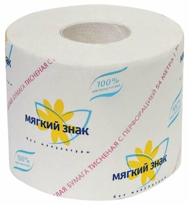 Туалетная бумага Мягкий знак