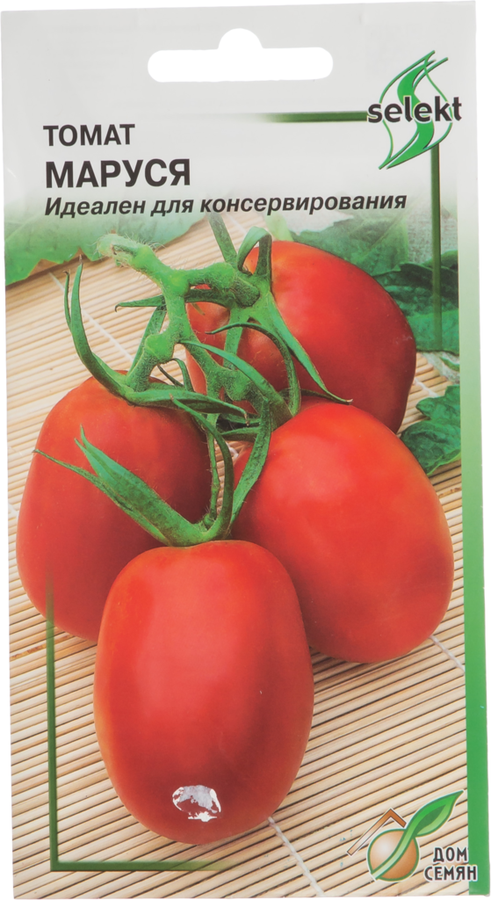 

Семена ДОМ СЕМЯН Томат Марусяр, расфасовано в России 0,11 г