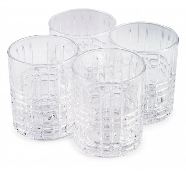 Набор стаканов крутящихся Glasserie Spin nswirl, 4 шт, 285 мл, стекло