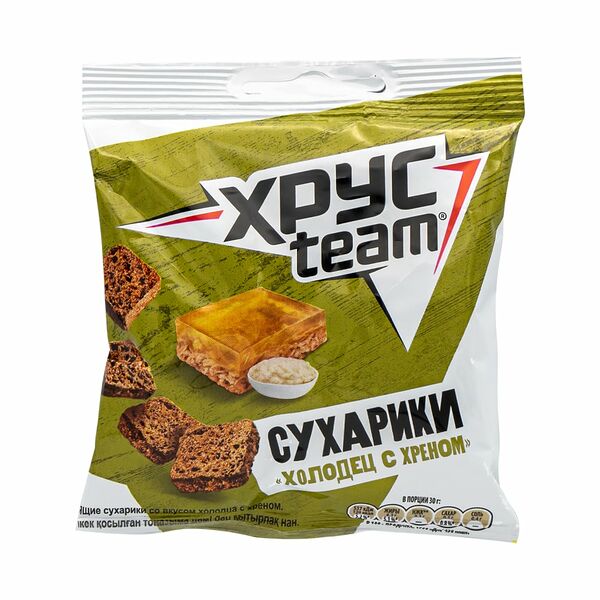 Сухарики, Хрусteam, 30 г, в ассортименте