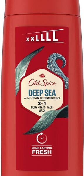 Гель для душа и шампунь Old Spice Deep sea 675мл