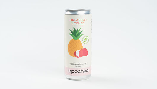 Лимонад Lapochka ананас + личи