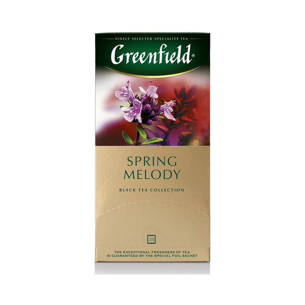 Чай черный Greenfield Spring Melody с аром фруктов и душист трав 25*1,5г