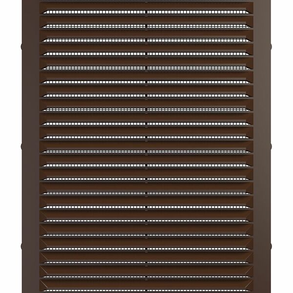 Решетка вентиляционная вытяжная, 170х240 мм, пластик