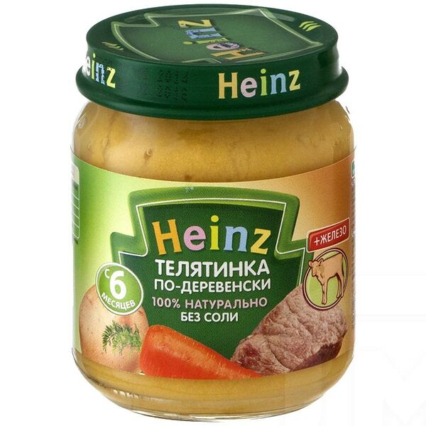 Пюре Heinz телятина по-деревенски