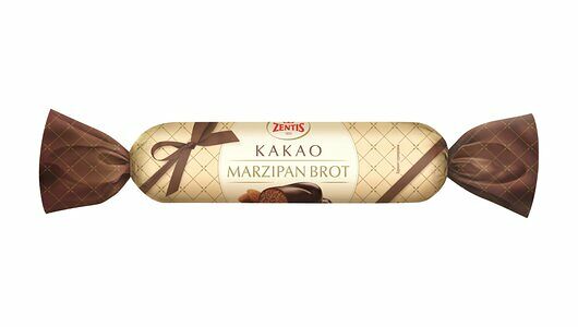 Батончик Zentis марципановая буханка вкус какао 100г