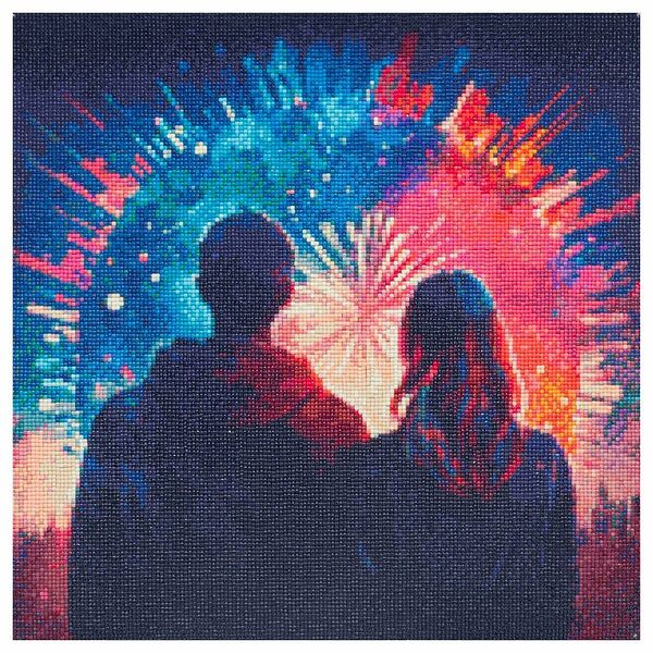 Cr440212 Алмазная мозаика 'Фейерверк чувств', 40х40, Cristyle