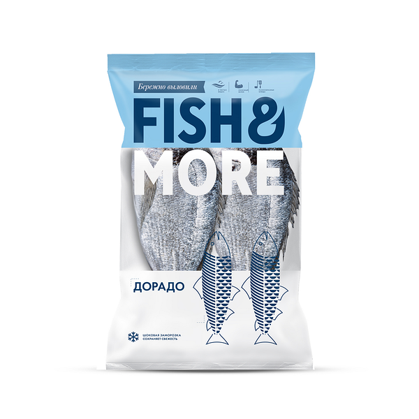 Дорадо замороженная Fish&More неразделанная вес