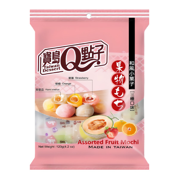 

Моти Qidea Дайфуку фруктовое ассорти 120 г