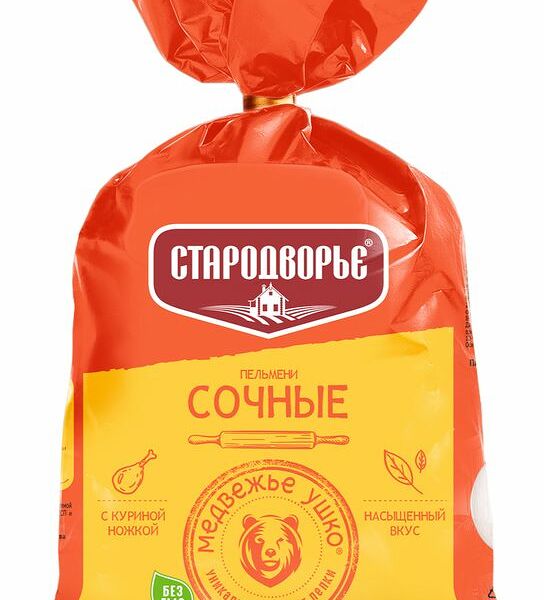 Пельмени Стародворье Сочные из мяса цыплят-бройлеров 800г
