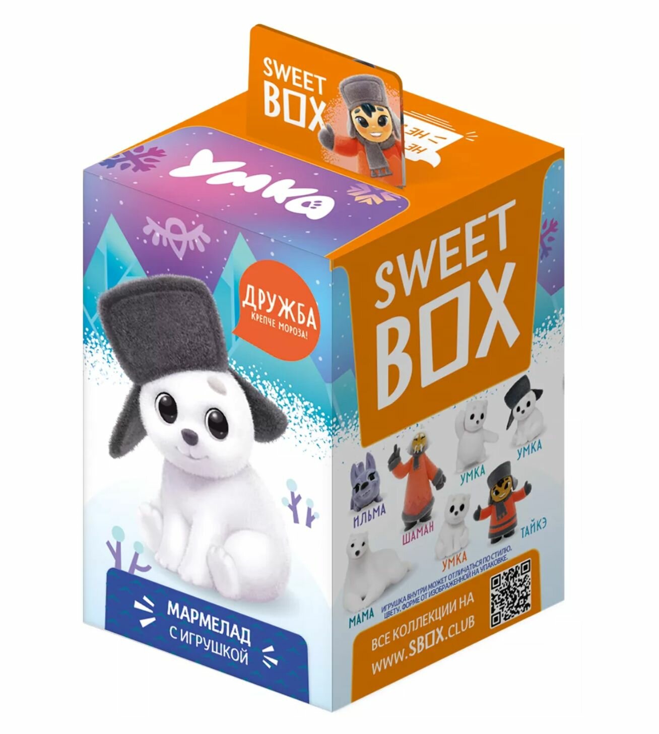 

Мармелад жевательный SWEET BOX Умка, с подарком, 10 г
