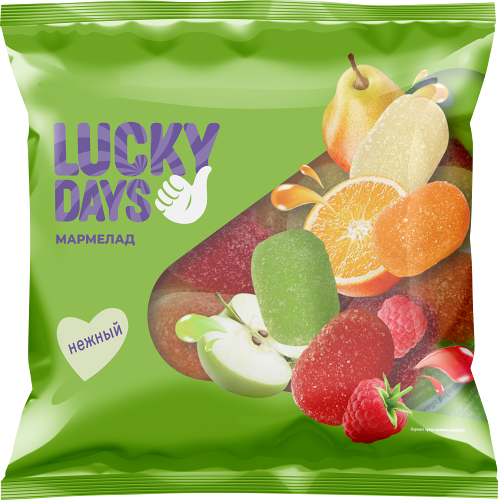Мармелад Lucky Days фруктовое аccорти, 300 г