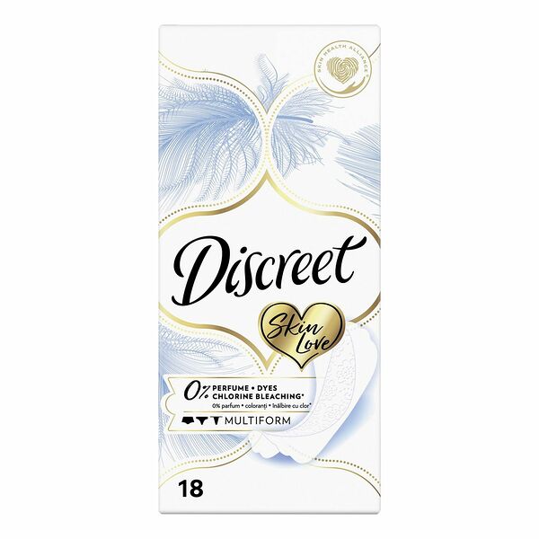 Прокладки Discreet Multiform Skin Love ежедневные 18 шт