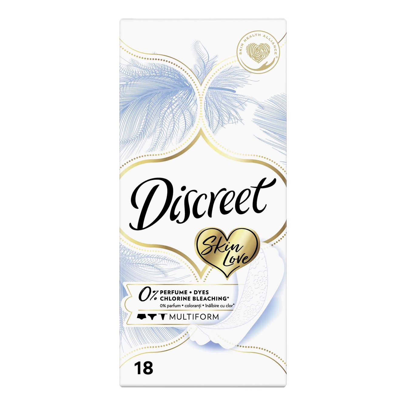 

Прокладки Discreet Multiform Skin Love ежедневные 18 шт