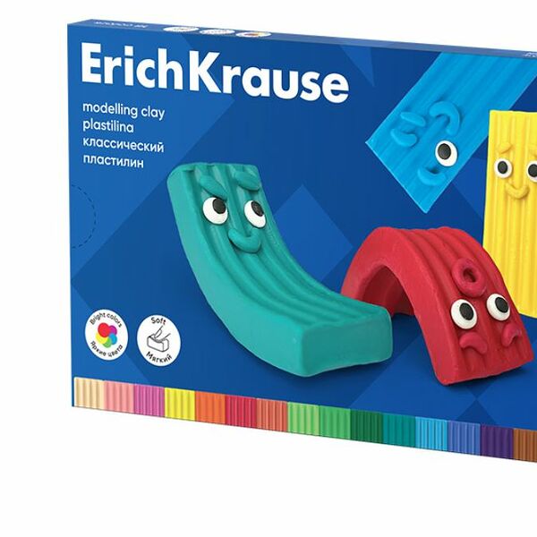 Пластилин Erich Krause Friends 18 цветов