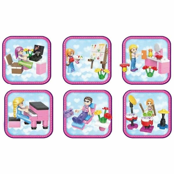 Игрушка Кукла-Конструктор для конструирования в ассортименте 1шт.