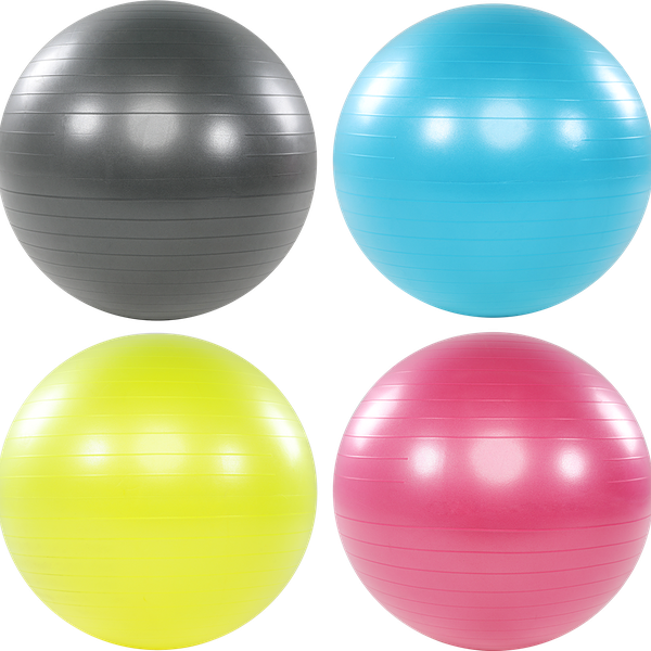Мяч гимнастический ACTIWELL d=75см, с насосом, Арт. IR97403-75, 1 шт, в ассортименте