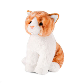 Мягкая игрушка Maxi Life Рыжий Полосатый Котик Сидячий 25см, 1 шт.