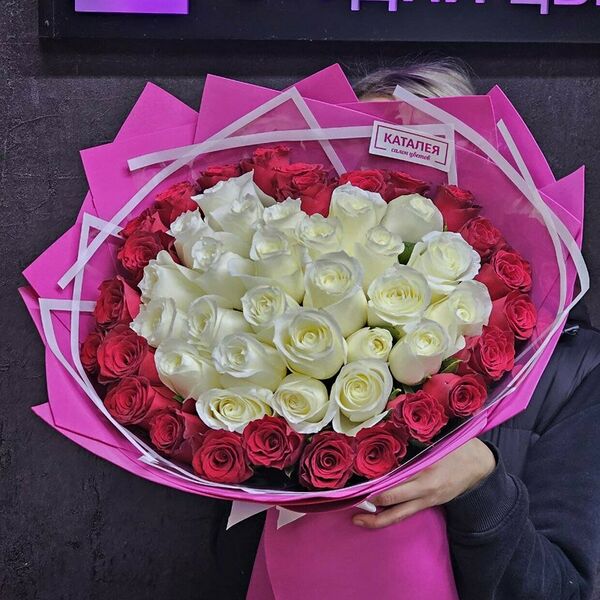 51 роза сердце