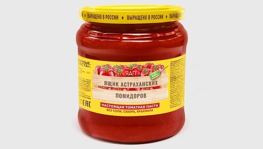 Паста томатная Ящик астраханских помидоров, 490г