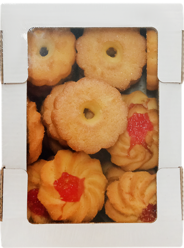 

Печенье сдобное песочное Калинка с кукурузной мукой 350 г