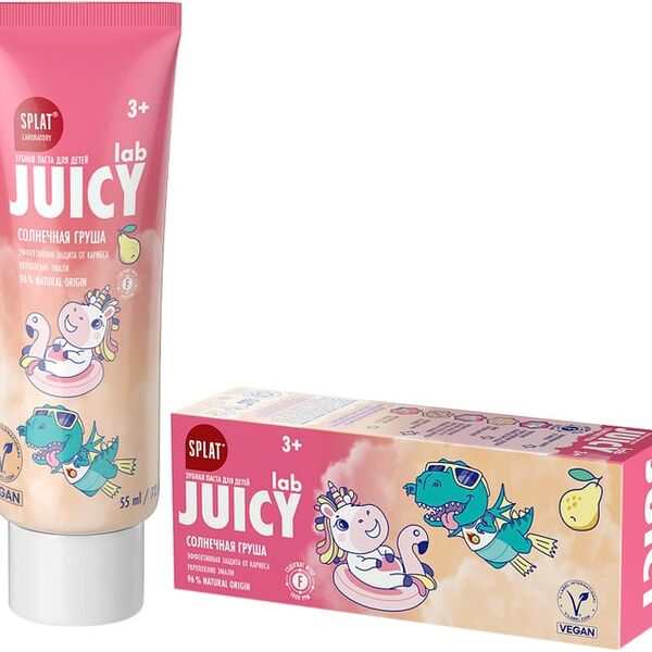 Зубная паста Splat Juicy Lab Груша детская 55мл