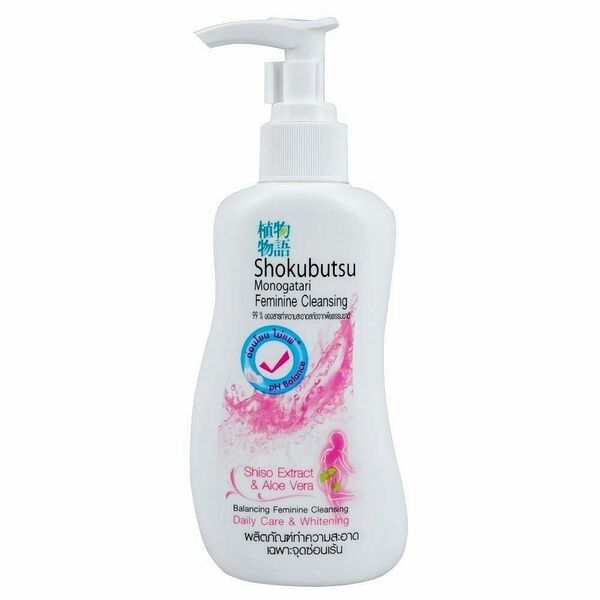 Гель-пена для интимной гигиены Lion Shokubutsu с алоэ вера и периллой, 150 мл