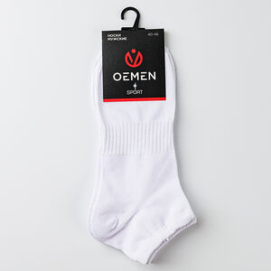 Носки мужские короткие спортивные белые (2 пары), рр. 40-46