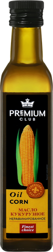 

Масло кукурузное PREMIUM CLUB нерафинированное, 250 мл