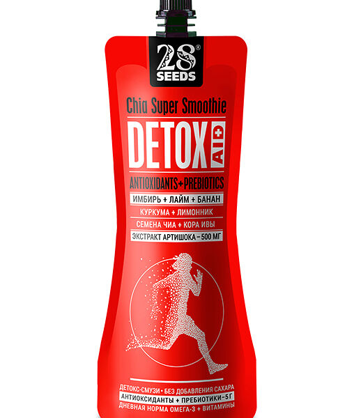 Супер-смузи Чиа 28 SEEDS DETOX Имбирь-Лайм-Банан с пребиотиками
