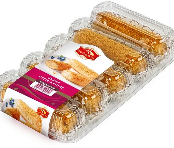 Пирожное Черемушки Эклер крем-брюле 200г