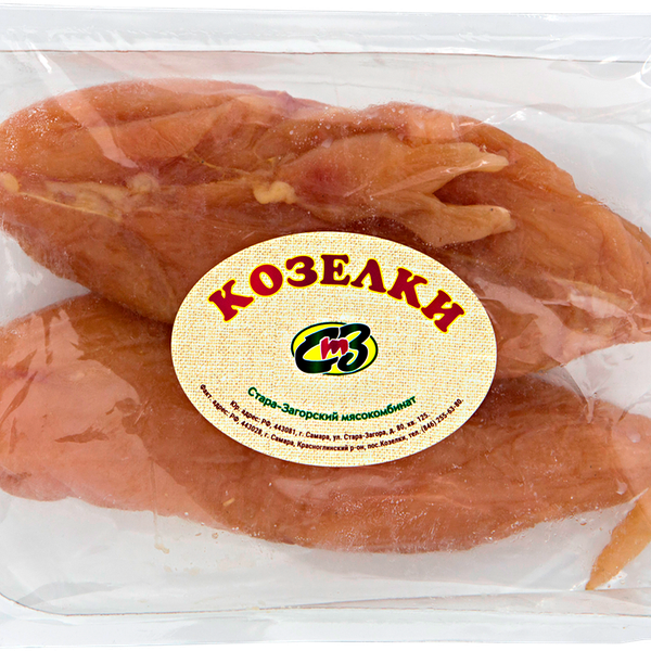Цыпленок бройлер КОЗЕЛКИ грудка к/в МГС вес до 1.1 кг