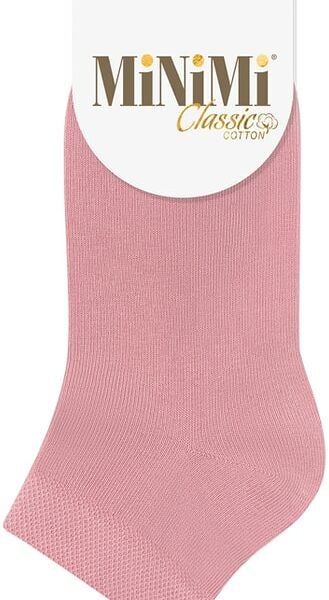 Носки женские MiNiMi Cotone 1201 укороченные Rosa Antico розовый Размер 35-38