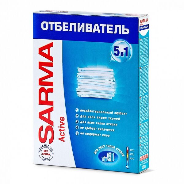 Отбеливатель SARMA Active порошкообразный 5 в 1