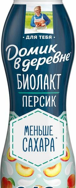 Биолакт Домик в деревне персик 2.1%, 260г