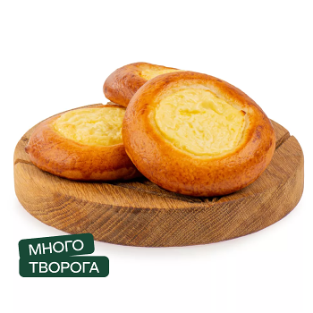 Ватрушка Азбука Вкуса с творогом от шеф-пекаря