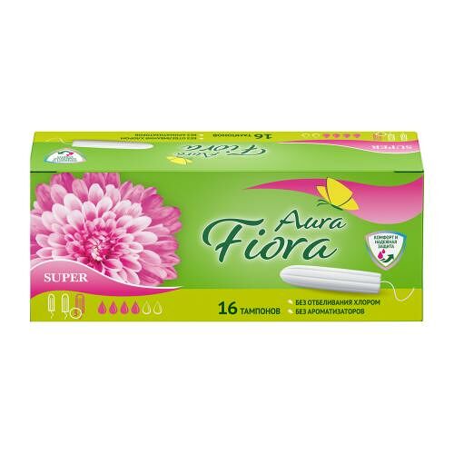 Тампоны Fiora Супер 4 капли 16 шт