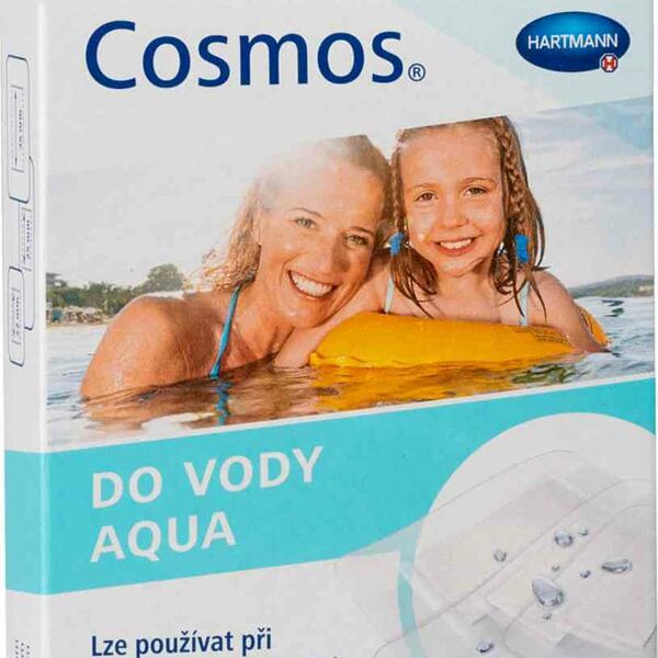 Пластырь Hartmann Cosmos Aqua пластинки из прозрачной пленки водостойкий 3 размера 10 шт